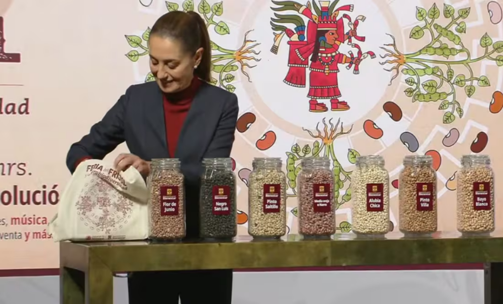 Sheinbaum presenta Frijol Bienestar para apoyar la economía familiar