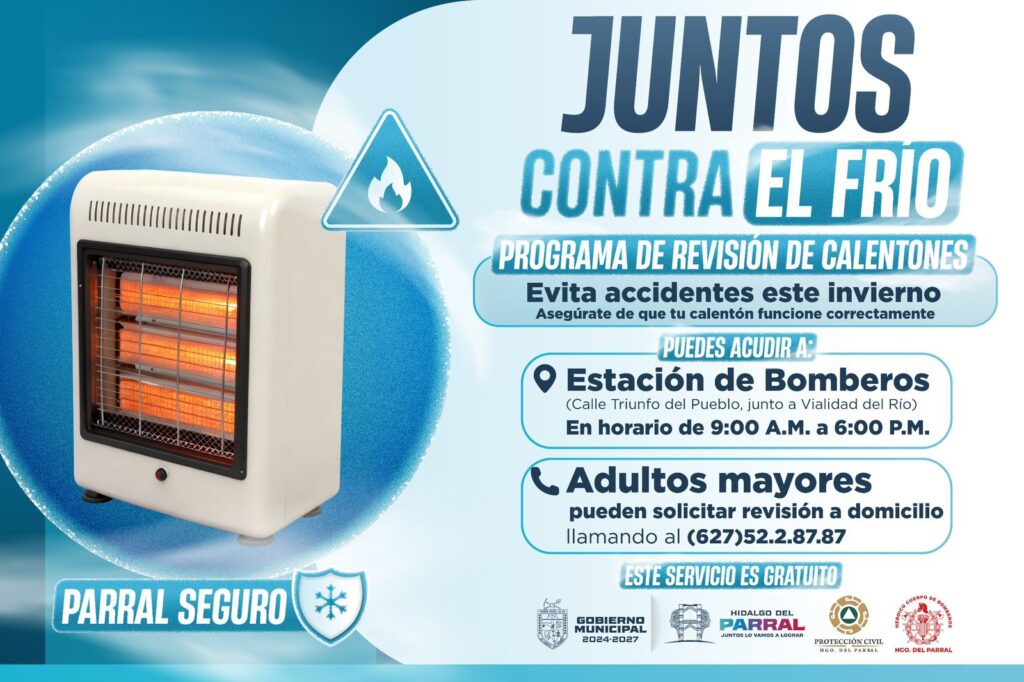 Arranca programa de revisión gratuita de calentones en Parral