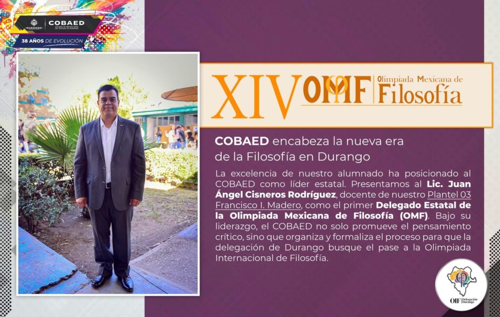 COBAED impulsa la enseñanza de la Filosofía en Durango y refuerza el pensamiento crítico
