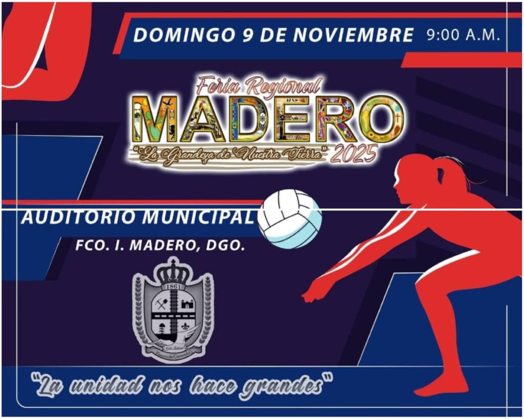Emoción y talento en el Hexagonal de Voleibol de la Feria Regional Francisco I. Madero 2025