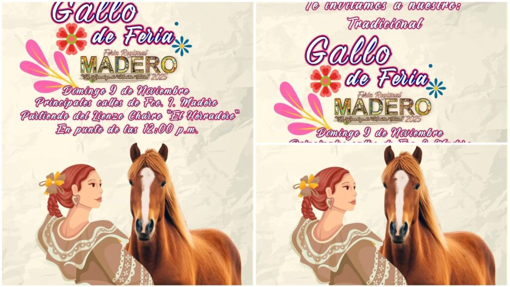 Invitan al tradicional “Gallo de Feria” en Francisco I. Madero