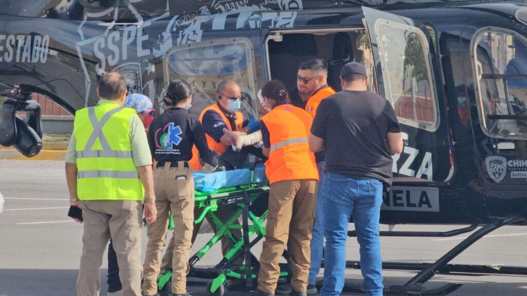 Policía estatal se dispara accidentalmente durante operativo en Rubio