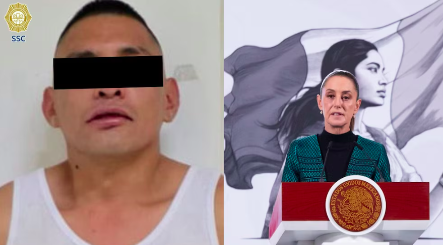Trasladan al Reclusorio Norte al presunto agresor de la presidenta Claudia Sheinbaum