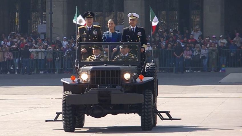Sheinbaum encabeza desfile por el 115 aniversario de la Revolución Mexicana