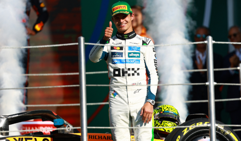 Lando Norris lidera los entrenamientos libres del Gran Premio de Brasil