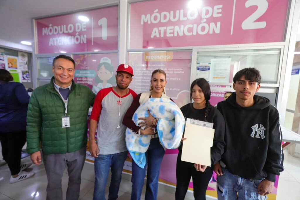 Marisol Rosso aperturó el módulo del Registro Civil dentro del Hospital Materno Infantil para agilizar el trámite del acta de nacimiento