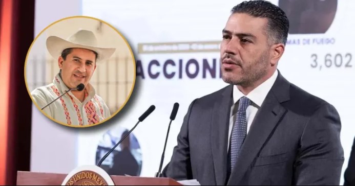 Escoltas de Carlos Manzo no están detenidos, pero siguen declarando, revela Harfuch
