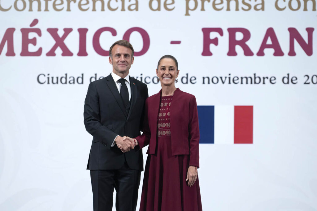 Sheinbaum y Macron refuerzan cooperación bilateral y acuerdan intercambio de códices