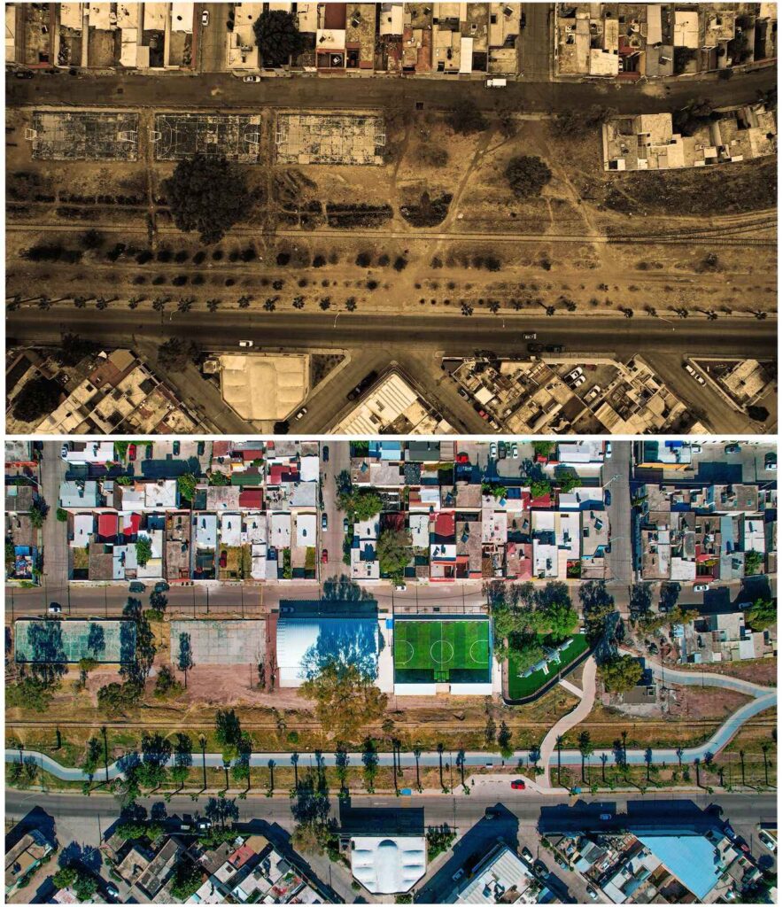Gran avance registra el Parque Lineal que construye el gobierno de Toño Ochoa
