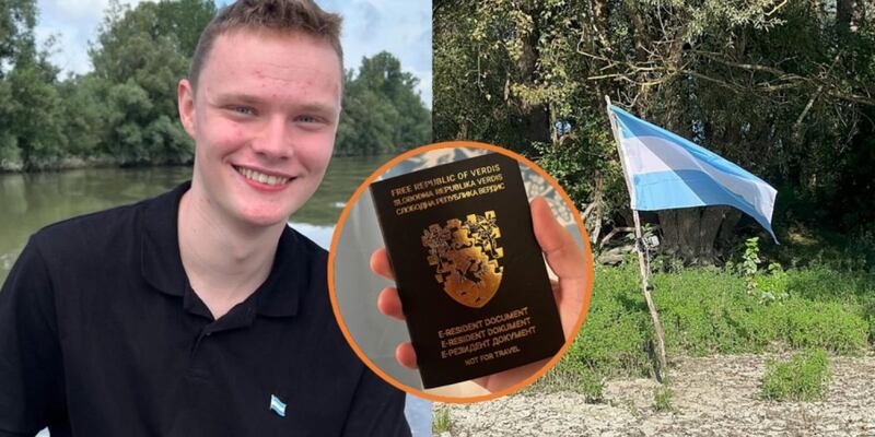 Un joven de 20 años fundó su propio país; ¡tiene bandera, pasaporte y moneda registrados!
