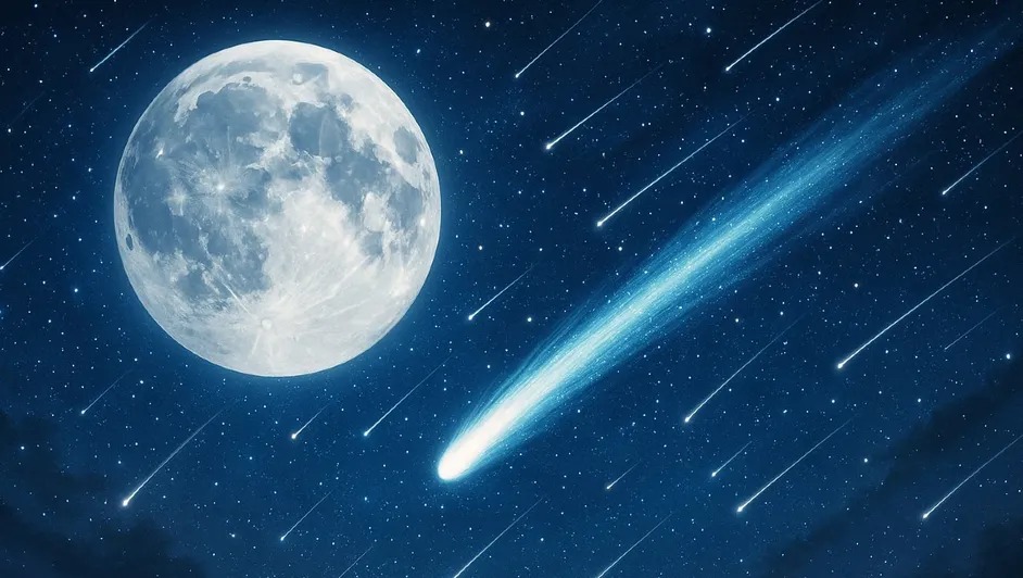 Diciembre llega con superluna, lluvias de estrellas y los últimos fenómenos astronómicos del 2025