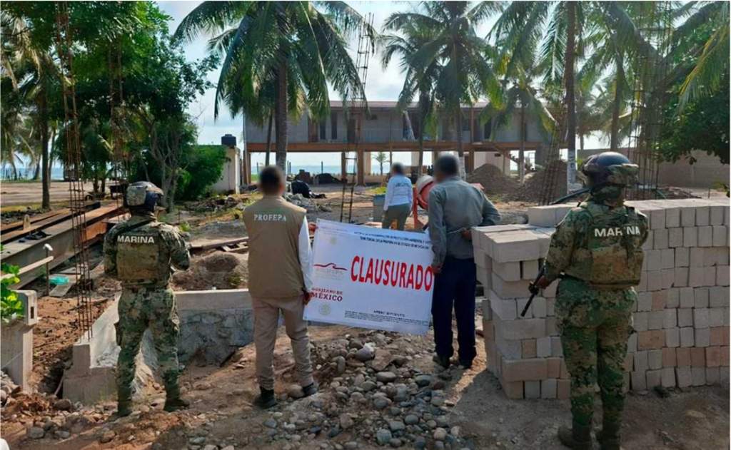 Profepa clausura 31 obras ilegales durante operativo ambiental en 14 estados
