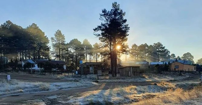 Empieza a Nevar en el Vergel, reporte ciudadano