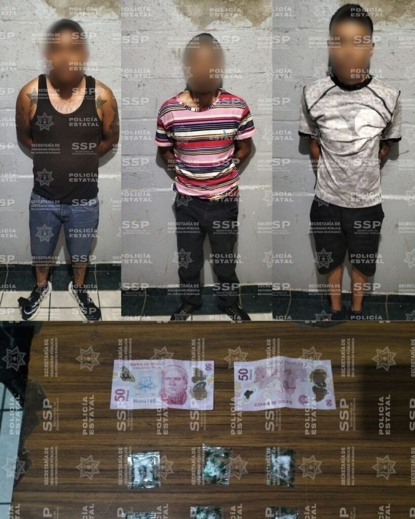 Ahora fueron tres los varones con sustancias detenidos