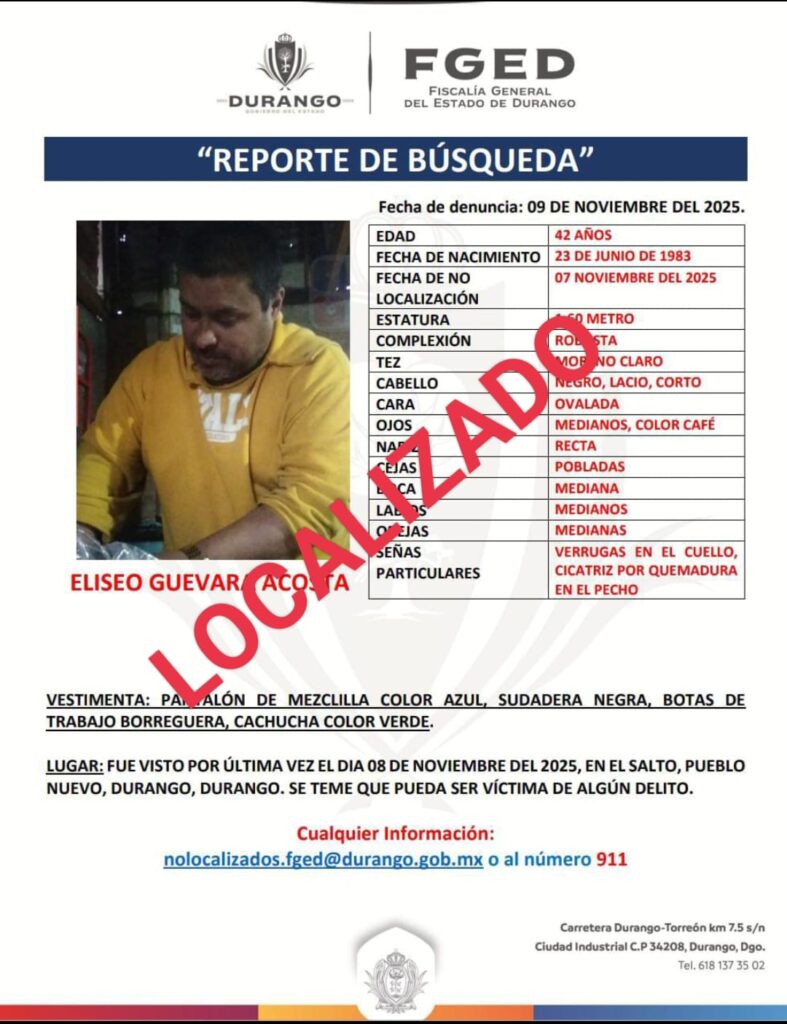 Localizan sano y salvo a extraviado en la sierra