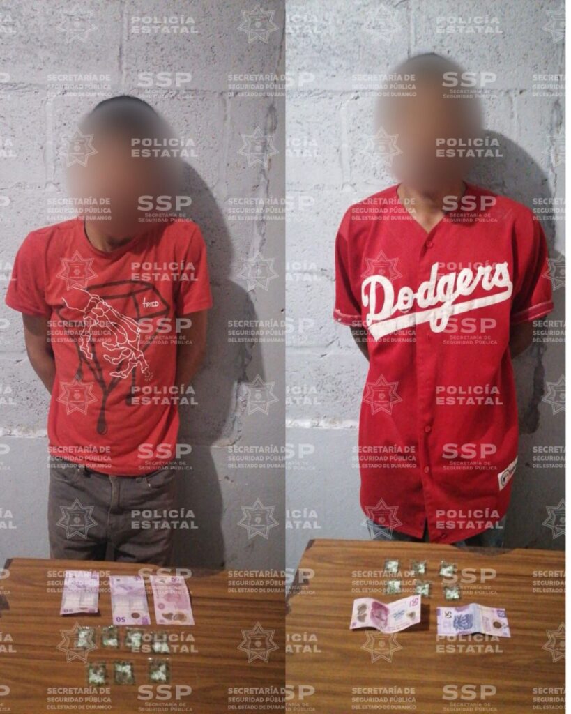 Agentes estatales arrestan a dos con sustancias