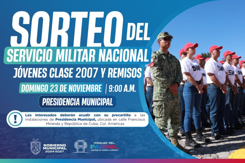 Convocan a los jóvenes al sorteo para el Servicio Militar Nacional