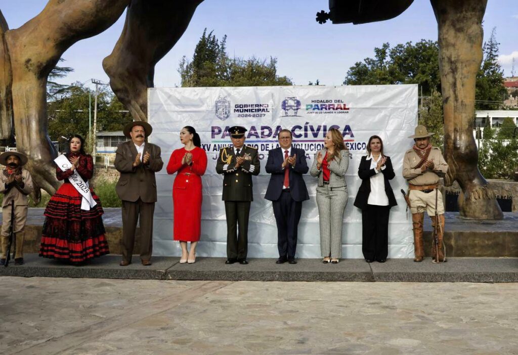 Conmemora el Gobierno de Parral el CXV Aniversario de la Revolución Mexicana