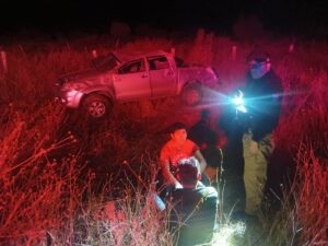 Iban de Durango a Santa María del Oro y volcaron