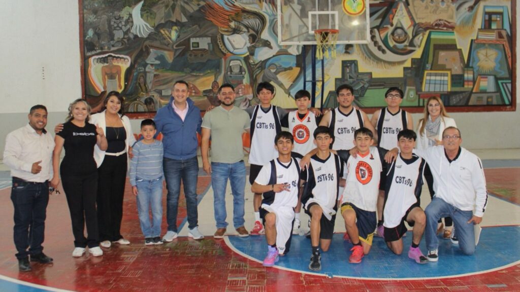 Gobierno Municipal impulsó clásico de básquetbol; CBTis 96 vs COBAED 27