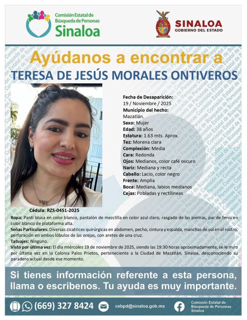 Otra duranguense y su amiga desaparecen en Mazatlán