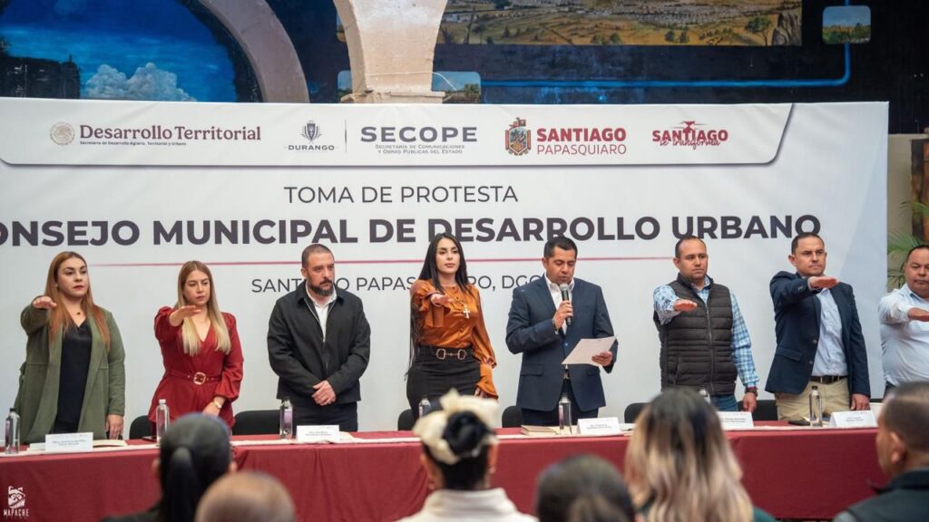 Se instala CDU en Santiago Papasquiaro; Proyectan hasta 800 viviendas verticales
