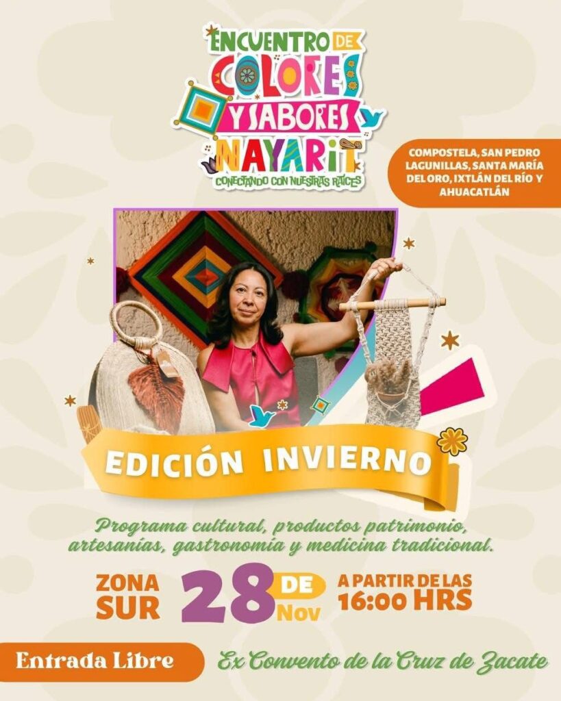 Este 28 de noviembre vive el Encuentro de Colores y Sabores Nayarit