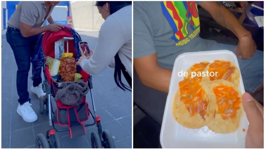 VIDEO: Hombre mete trompo de pastor al cine y regala taquitos a todos los asistentes