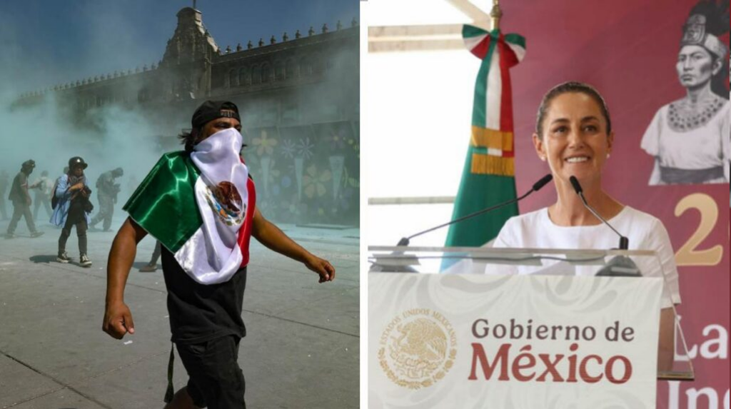 Sheinbaum rechaza violencia en marcha de Generación Z y llama a protestas pacíficas