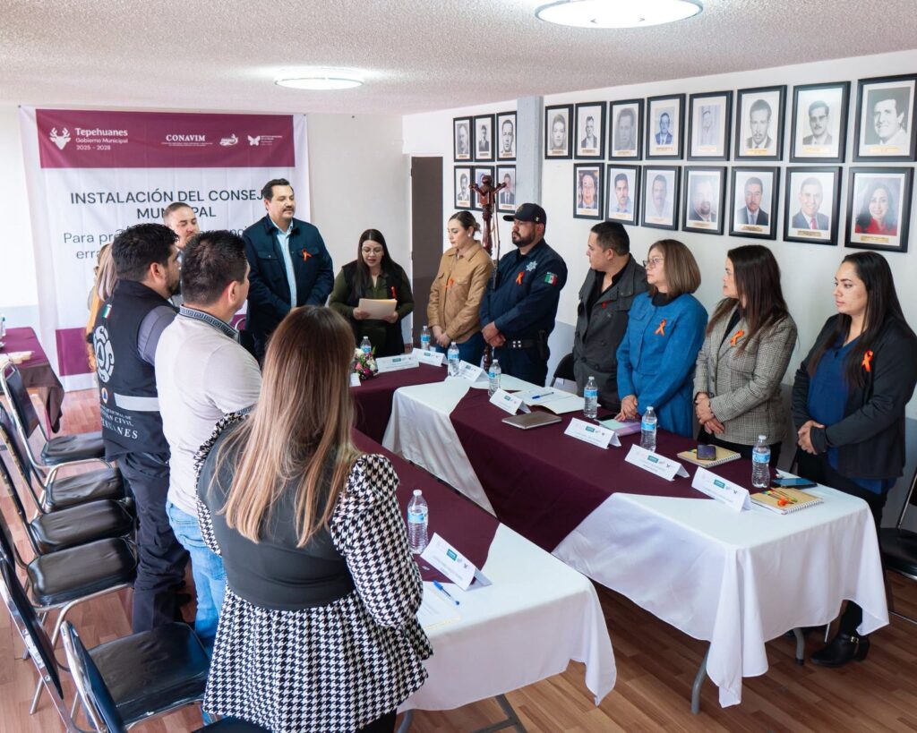 Instalan en Tepehuanes el Consejo Municipal para Erradicar la Violencia contra las Mujeres