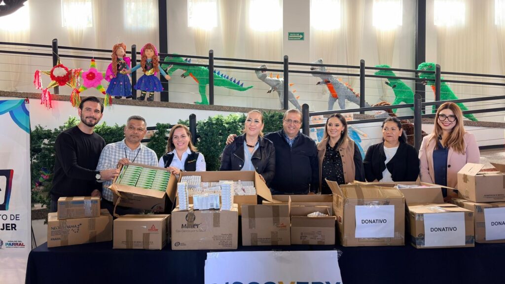 Fortalece Minera Titán al Gobierno de Parral con importante donación de insumos médicos