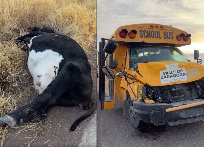Vacazo en Carretera a Parral, estudiantes viajaban en camion escolar
