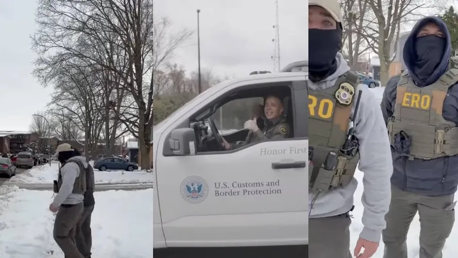 ICE mantiene operativos contra migrantes pese a bajas temperaturas e intensas nevadas