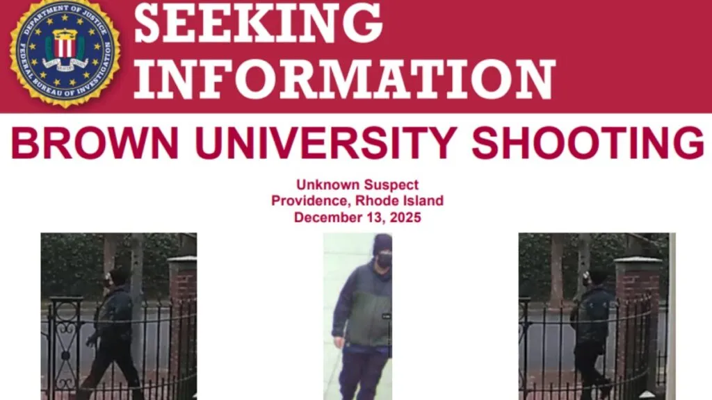 FBI ofrece recompensa de 50 md por sospechoso del tiroteo en Universidad de Brown
