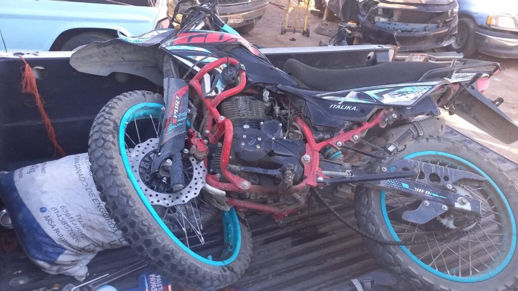 Muere motociclista en brutal choque cerca del Rastro Municipal de Santa Bárbara