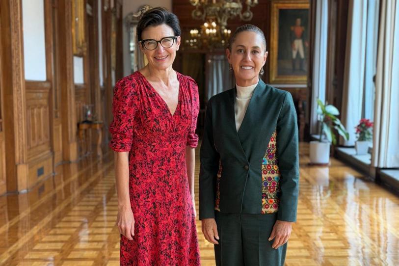 Sheinbaum se reúne con Jane Fraser, CEO de Citi; dialogan sobre perspectivas económicas