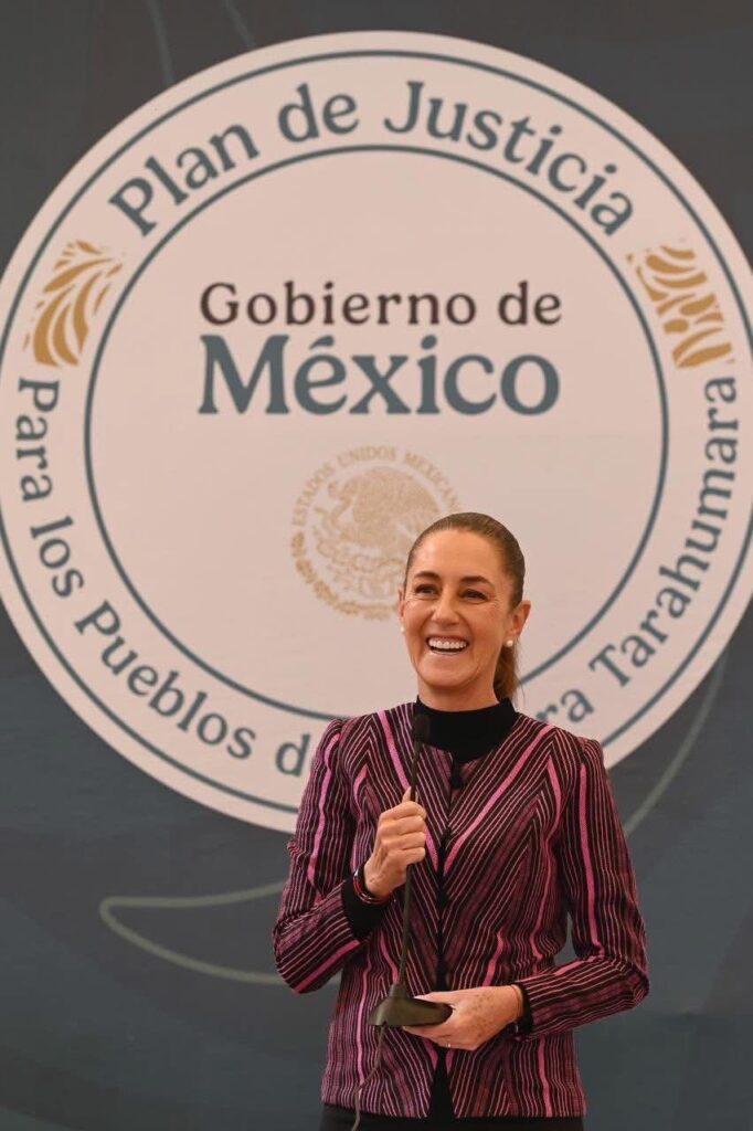 Guadalupe y Calvo recibe a Claudia Sheinbaum en jornada histórica para el pueblo ódami.