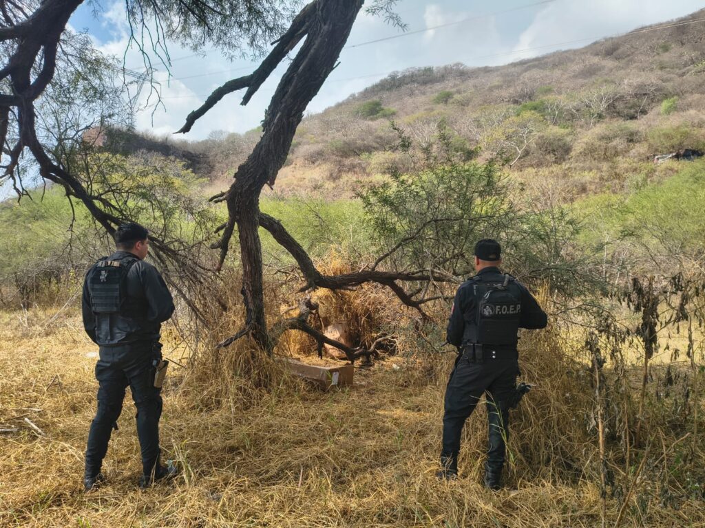 Aseguran armamento que coincide con el robado a la Comisaría de Techaluta