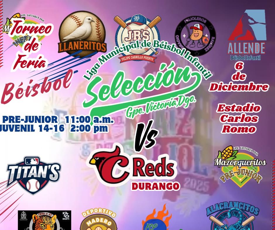 Arranca el Torneo de Feria de Béisbol en Guadalupe Victoria