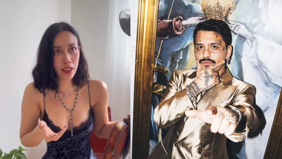 Esmeralda Camacho usa un collar igual al de Christian Nodal