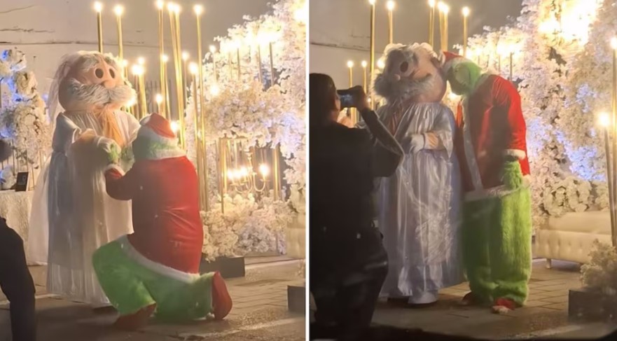 Boda del Grinch y el Dr. Simi se vuelve viral