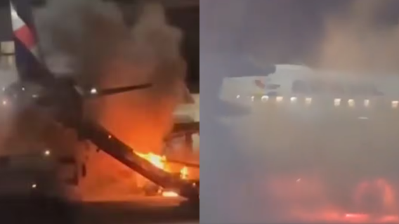 Evacuación de emergencia: Vuelo de LATAM Airlines se incendia