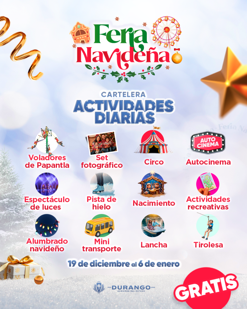 Esteban Villegas presenta la Feria Navideña 2025: acceso gratuito y diversión para toda la familia