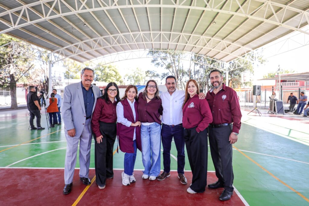Toño Ochoa entrega cancha rehabilitada en la E.S.T. 67: una obra decidida por la gente con el Presupuesto Participativo