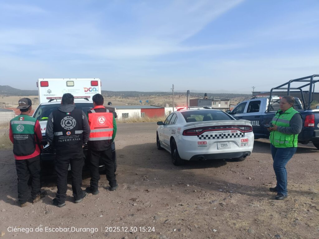 Intenso operativo para encontrar a don Darío en Tepehuanes, en el que participa la DMPC local