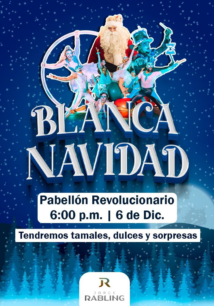 Gran espectáculo navideño en Parral: ‘Blanca Navidad’