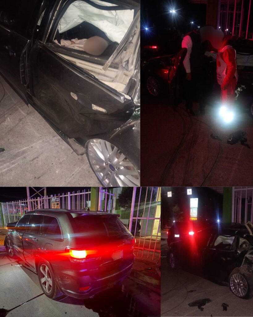 Choque durante la madrugada deja lesionados