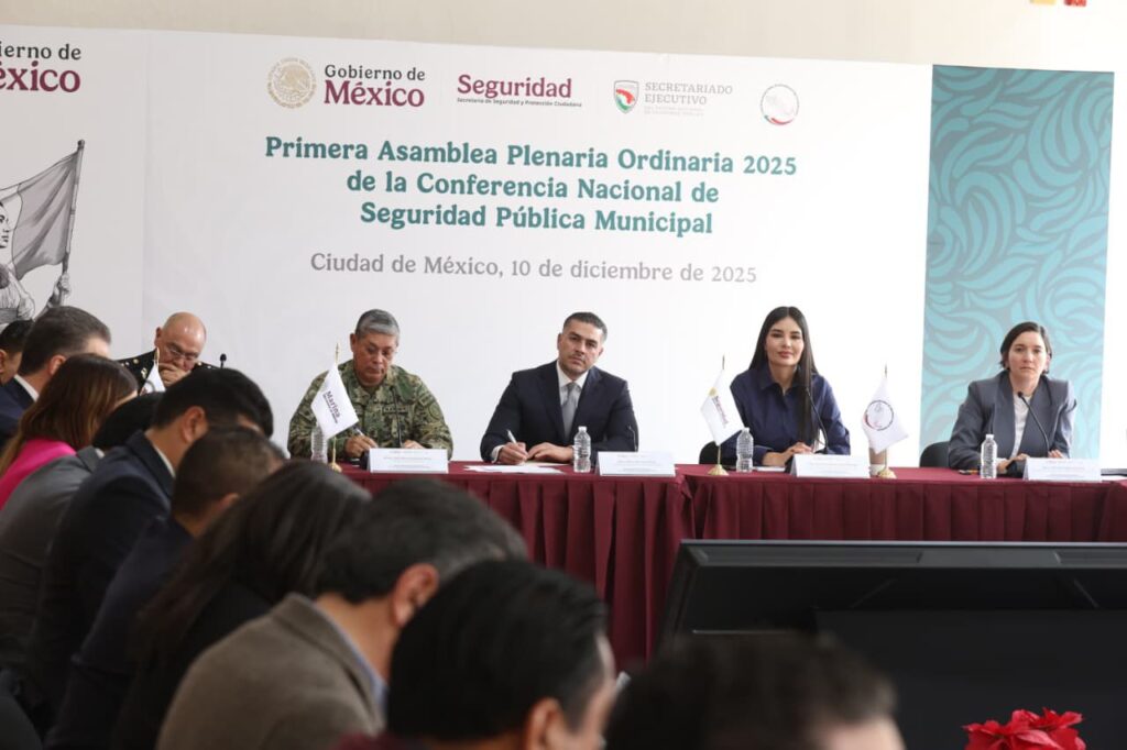 Harfuch refuerza coordinación con municipios para fortalecer estrategia de seguridad