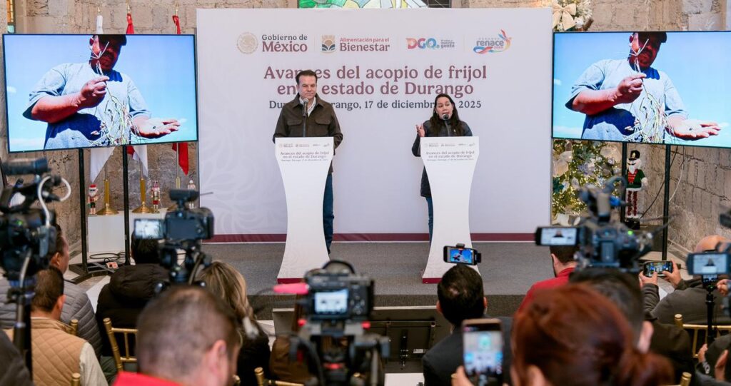 Durango asegura mercado y compra para hasta 115 mil toneladas de frijol con esquemas federal y estatal