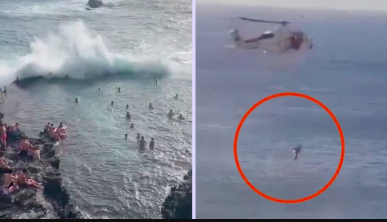 Mueren 4 personas tras ser arrastradas por olas gigantes